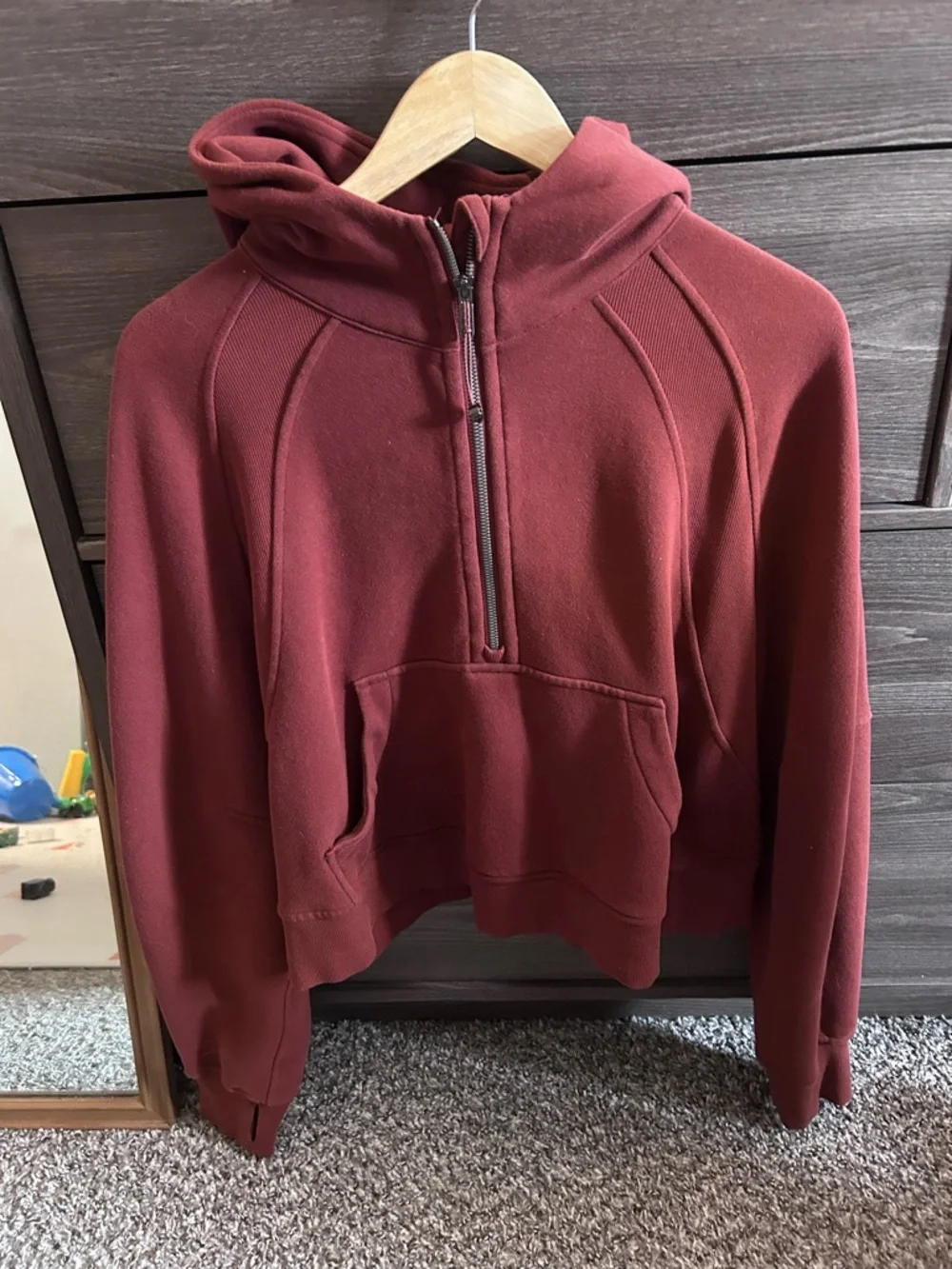 Lululemon Scuba Oversized Half Zip Hoodie M/L - Picture 3 of 10